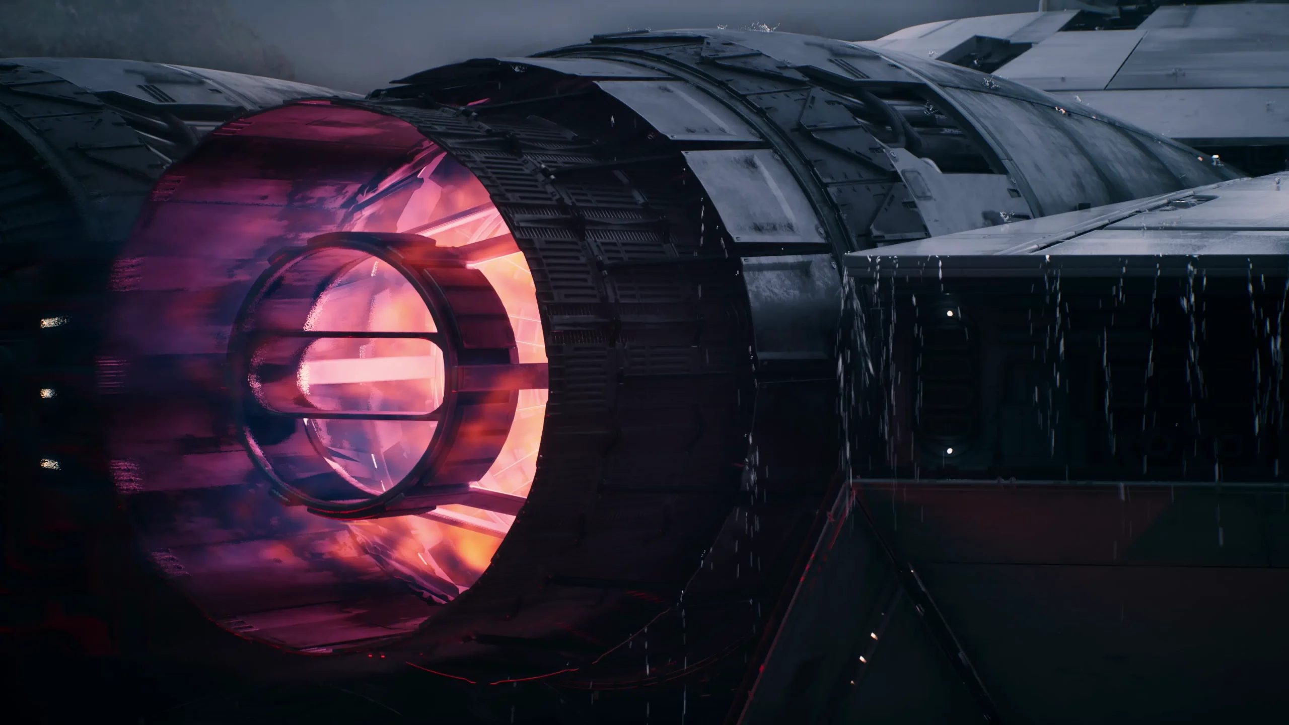Star Wars Fate of the Old Republic. A starship powers down after a long journey
