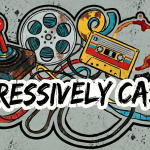 A Splash Screen for Aggressively Casual, a podcast about gaming, pop culture, movies, music, and the messy space between